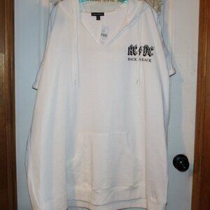 NWT Lane Bryant AC/DC 1980 Back in Black Tour hoodie 26/28 SHARP!